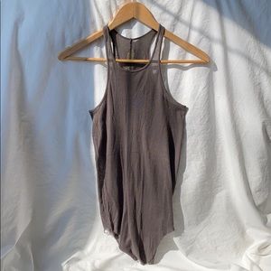 Rick Owens F/W 2006 Dustulator Brown Tank Top